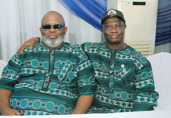 L: Comrade Francis Bunu, President General of Maritime Workers Union of Nigeria; Comrade (Prince) Dr. Adeyanju Adewale, BoT Chairman, MWUN, Vice President, ITF Global, Chairman, ITF Africa