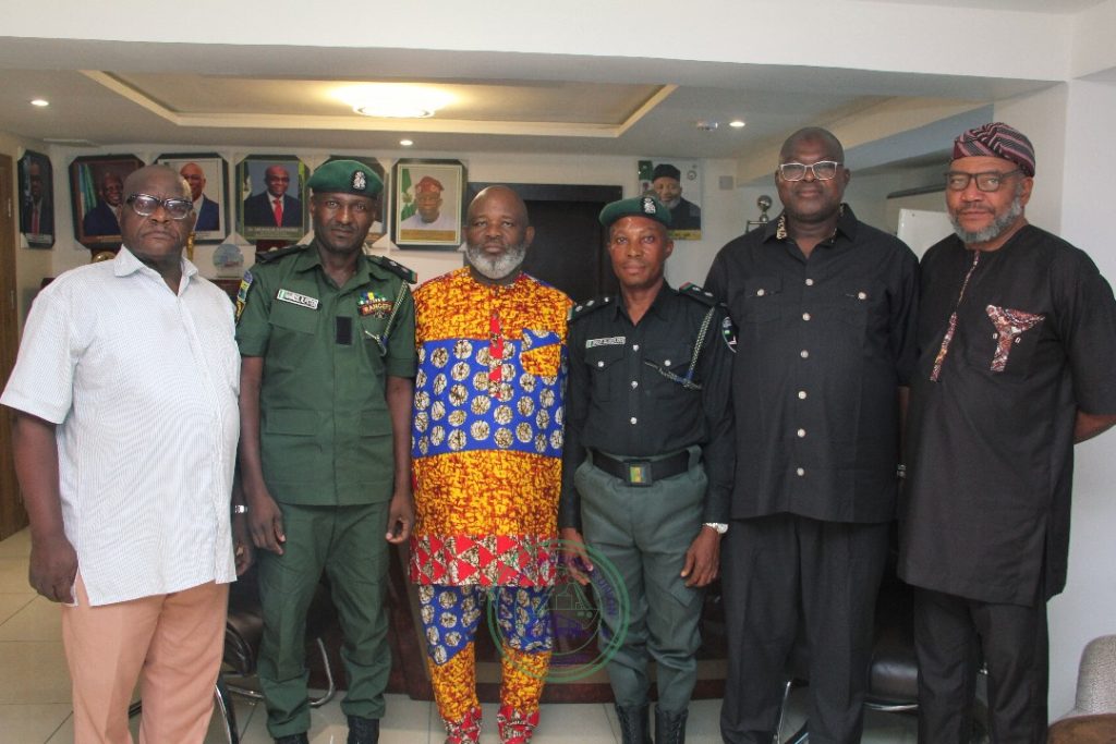 COM. BUNU CONGRTULATES PROMOTED POLICE OFFICERS ATTACHED TO MWUN